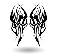 Hand Drawn Tribal Tattoo