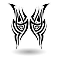 Hand Drawn Tribal Tattoo N3