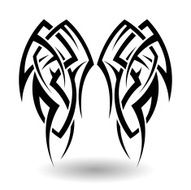 Hand Drawn Tribal Tattoo N5