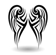 Hand Drawn Tribal Tattoo N10