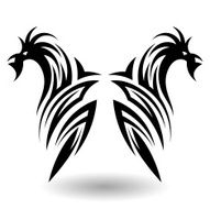 Hand Drawn Tribal Tattoo N11