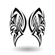 Hand Drawn Tribal Tattoo N13