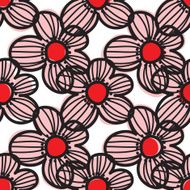Seamless floral background pattern N5