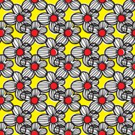 Seamless floral background pattern N7