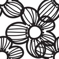Seamless flower background pattern N3