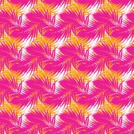 Seamless fashion pattern with palm leaves N3