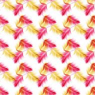 Seamless fashion pattern with palm leaves N7