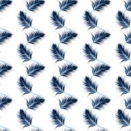 Seamless fashion pattern with palm leaves N10