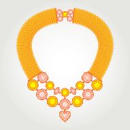 Golden nacklace N2