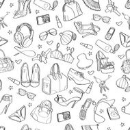Seamless fashion pattern N38