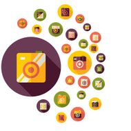 Flat concept design with shadow collection camera N13