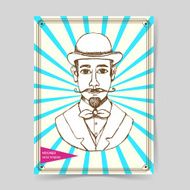 Sketch man in hat N2