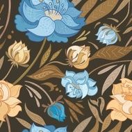Vintage Vector Floral Pattern