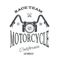 Motorcycle typography t-shirt graphics print vector