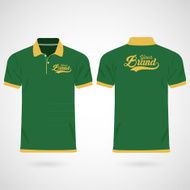 Color men polo shirts Design template Vector illustration N6