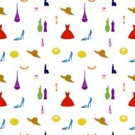 womans background