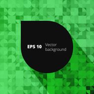 Mosaic from circle and square elements for your design