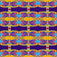 seamless geometry vintage pattern ethnic style ornamental backg N4