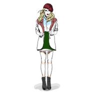 Model fashion sketch N3