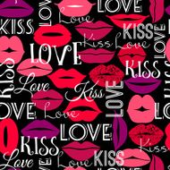 Lips set icons Design element