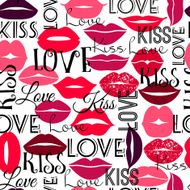 Lips set icons Design element N2