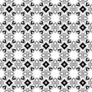 Black and white seamless pattern N10