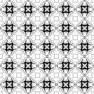 Black and white seamless pattern N13