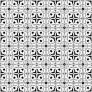 Black and white seamless pattern N15
