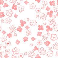 hand drawn watercolor floral seamless pattern vector illustration N6