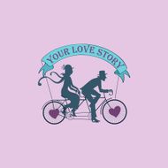 Love story Logo Symbol N2