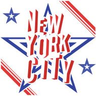 New York City t-shirt Printing design vector Badge Applique Label N3