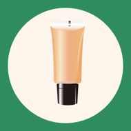 cosmetics foundation theme elements vector eps