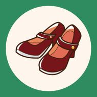 high heels theme elements vector eps