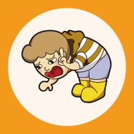 boy man cartoon theme elements N56