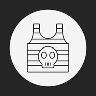 pirate clothes line icon N3
