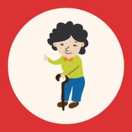 family grandmother character theme elements N11