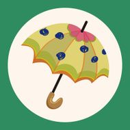 Umbrella theme elemets vector eps N17