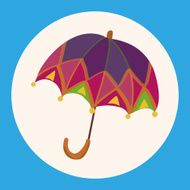 Umbrella theme elemets vector eps N18