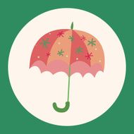 Umbrella theme elemets vector eps N22