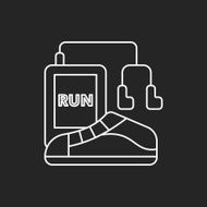 running shoes line icon N2