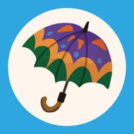 Umbrella theme elemets vector eps N28