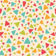 Seamless pattern with triangles Geometric background
