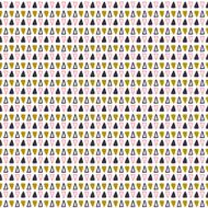 Trendy seamless pattern with triangles Ethnic ornament