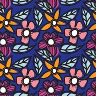 Seamless floral background pattern N12
