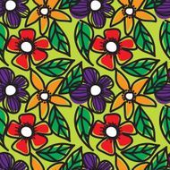 Seamless floral background pattern N15