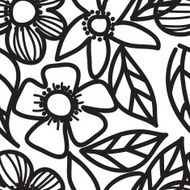 Seamless floral background pattern N19