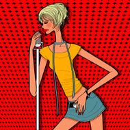 Girl singing N5