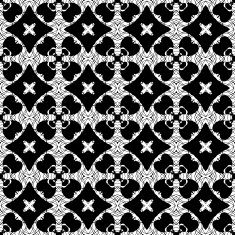 Abstract seamless pattern in black and white N3