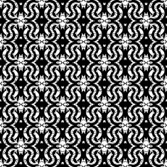 Abstract seamless pattern in black and white N4