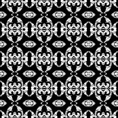 Abstract seamless pattern in black and white N5